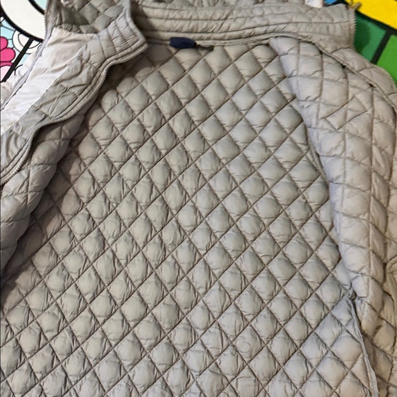 Reebok Light Gray Quilted Hooded Jacket Women's XL ( Pre-owned ) - Picture 6 of 14